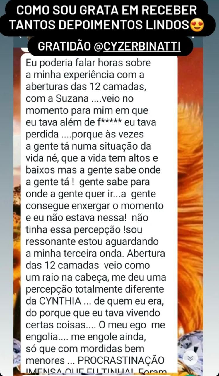 Depoimento de Cynthia